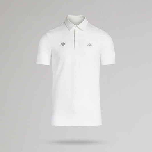 adidas Celtic Golf Ultimate365 Solid White Polo Shirt