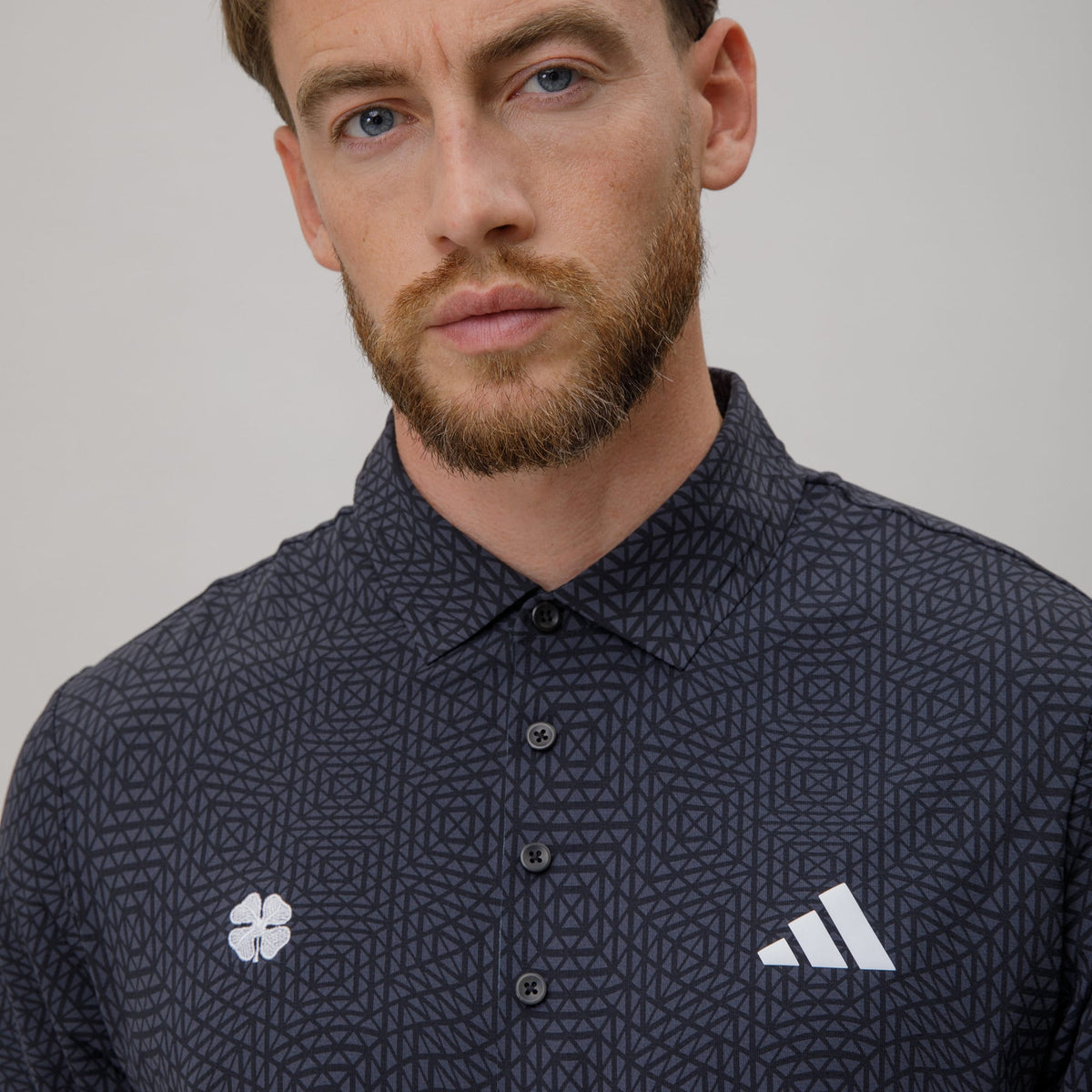adidas Celtic Golf Ultimate365 Tour Cool Feeling Black Polo Shirt