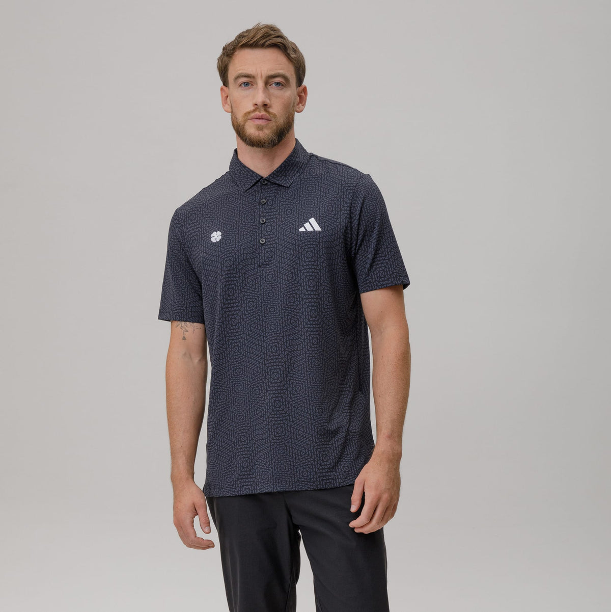 adidas Celtic Golf Ultimate365 Tour Cool Feeling Black Polo Shirt