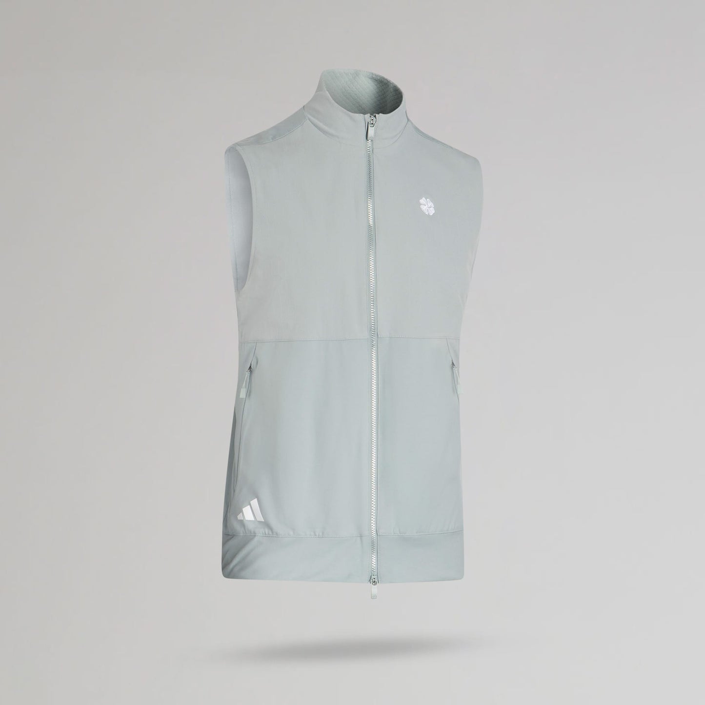 adidas Celtic Golf Ultimate365 Tour Full Zip Light Green Vest