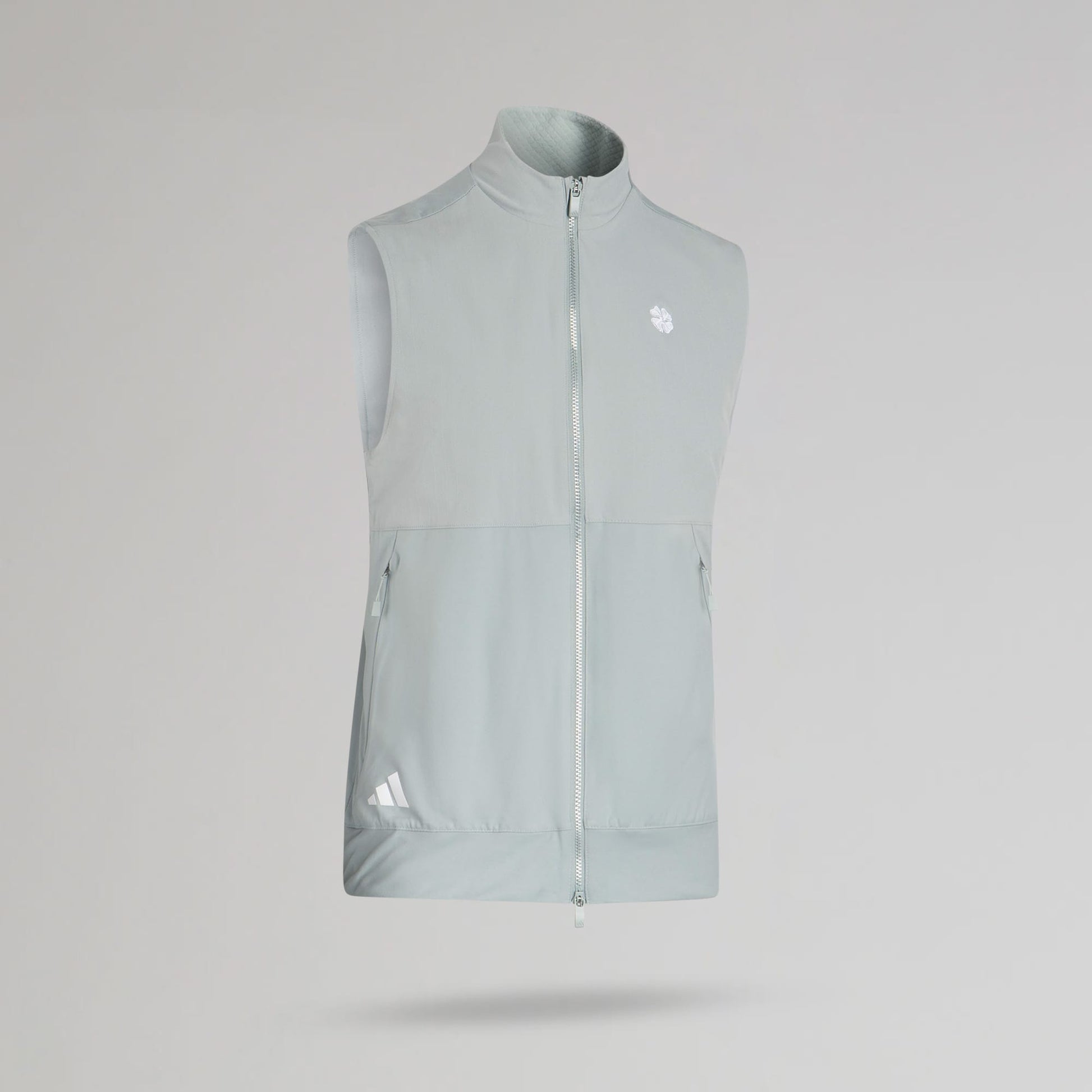 adidas Celtic Golf Ultimate365 Tour Full Zip Light Green Vest