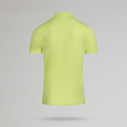 adidas Celtic Golf Ultimate365 Tour Seamless Yellow Polo Shirt