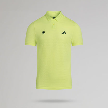 adidas Celtic Golf Ultimate365 Tour Seamless Yellow Polo Shirt