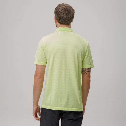 adidas Celtic Golf Ultimate365 Tour Seamless Yellow Polo Shirt