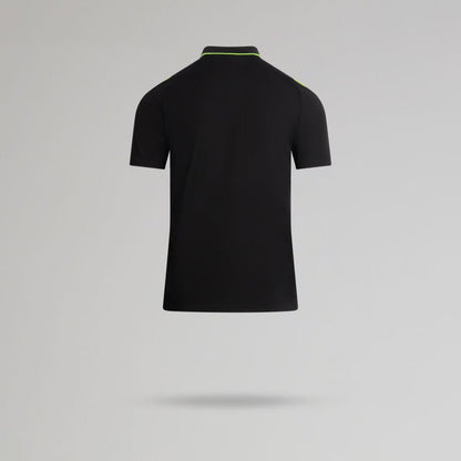 adidas Celtic Junior 2025/26 Black and Neon Green Training Polo Shirt