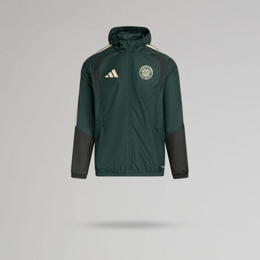 adidas Celtic Junior 2026/27 Shadow Green All Weather Jacket