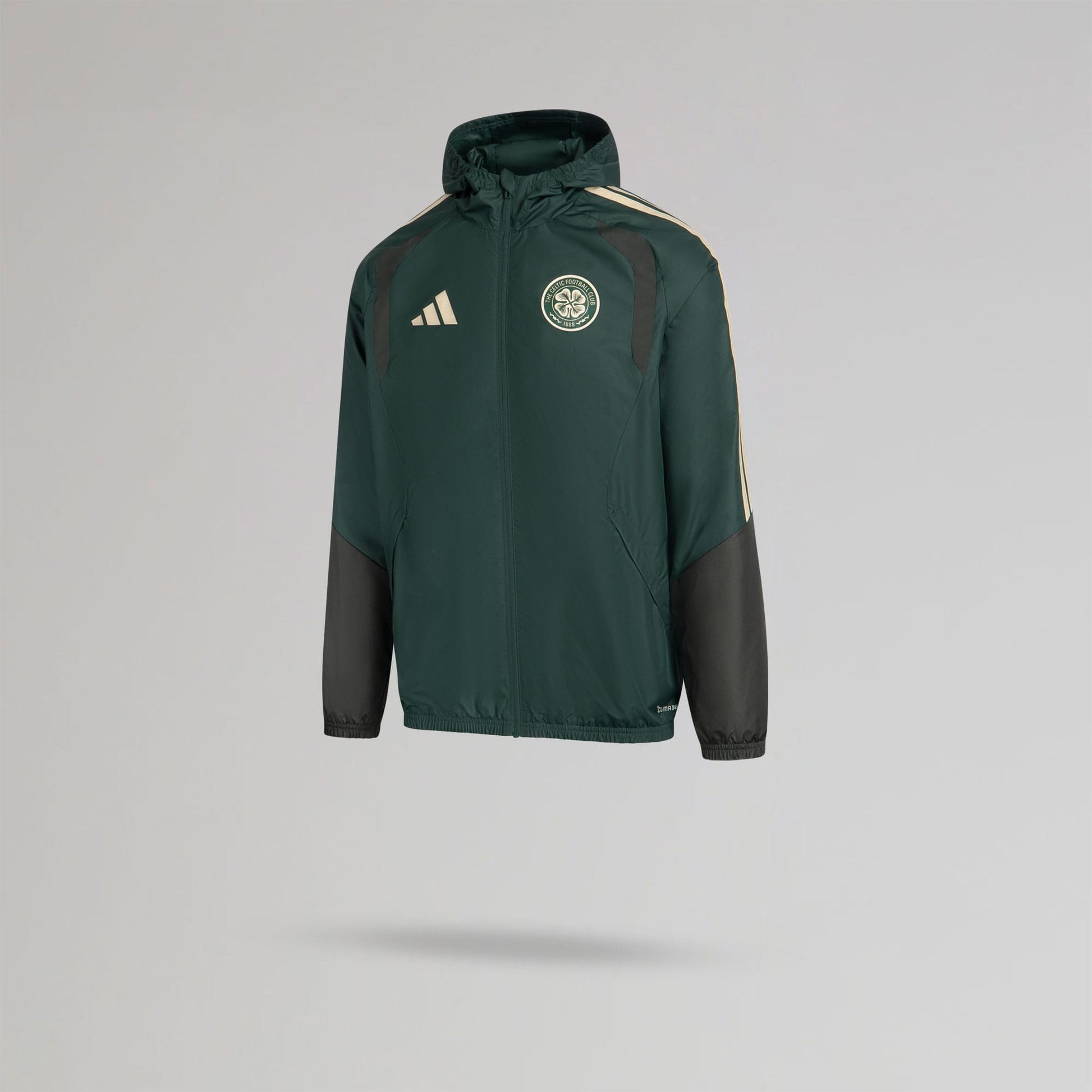 adidas Celtic Junior 2026/27 Shadow Green All Weather Jacket