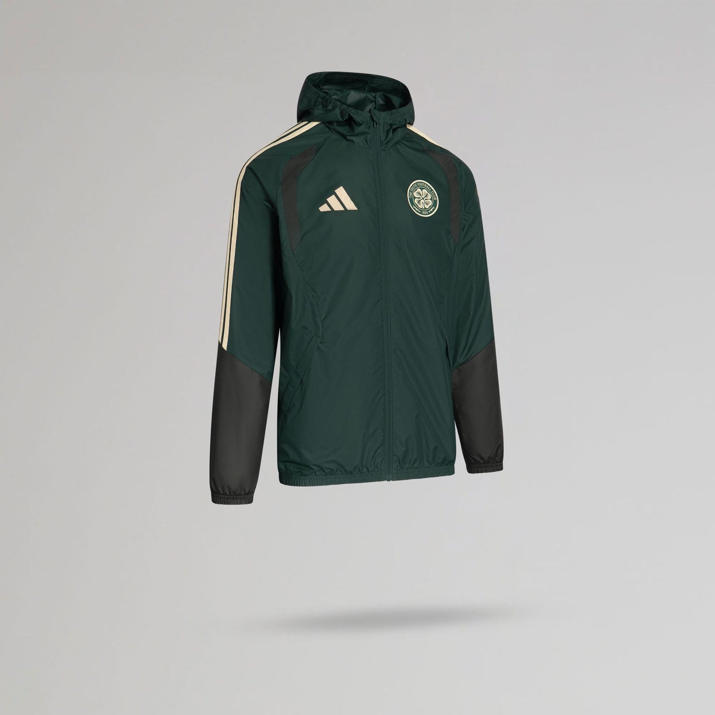 adidas Celtic Junior 2026/27 Shadow Green All Weather Jacket