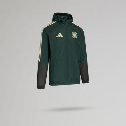 adidas Celtic Junior 2026/27 Shadow Green All Weather Jacket