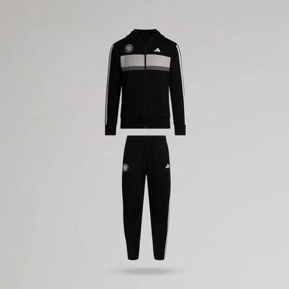 adidas Celtic Junior Black Tracksuit