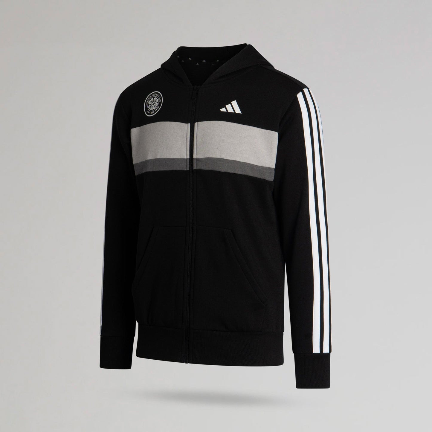 adidas Celtic Junior Black Tracksuit