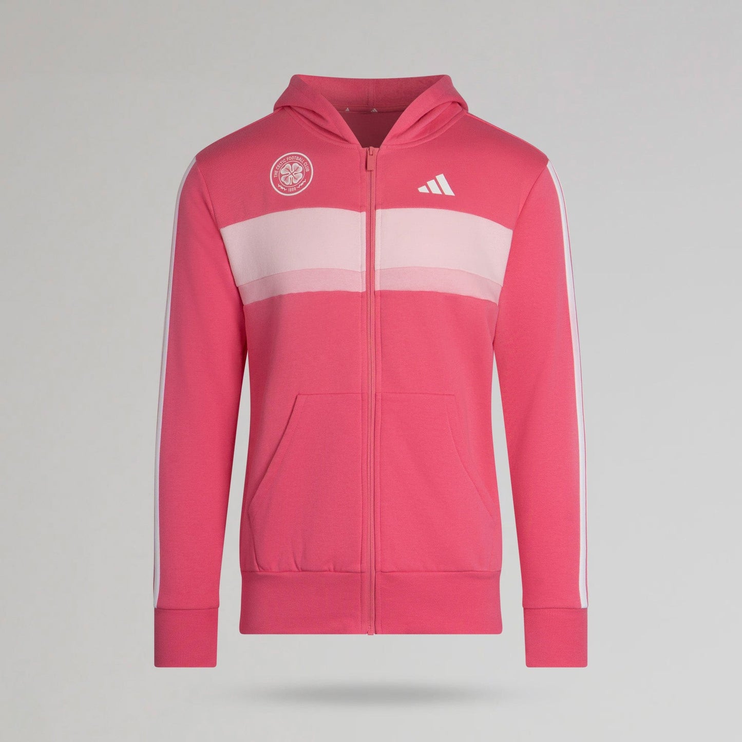 adidas Celtic Junior Pink Tracksuit