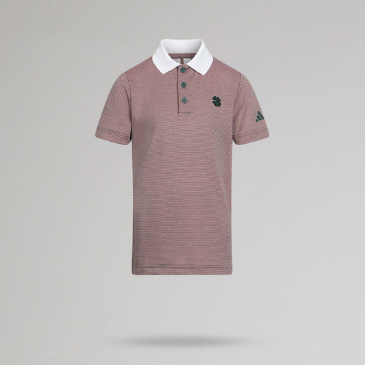 adidas Celtic Junior Striped Polo