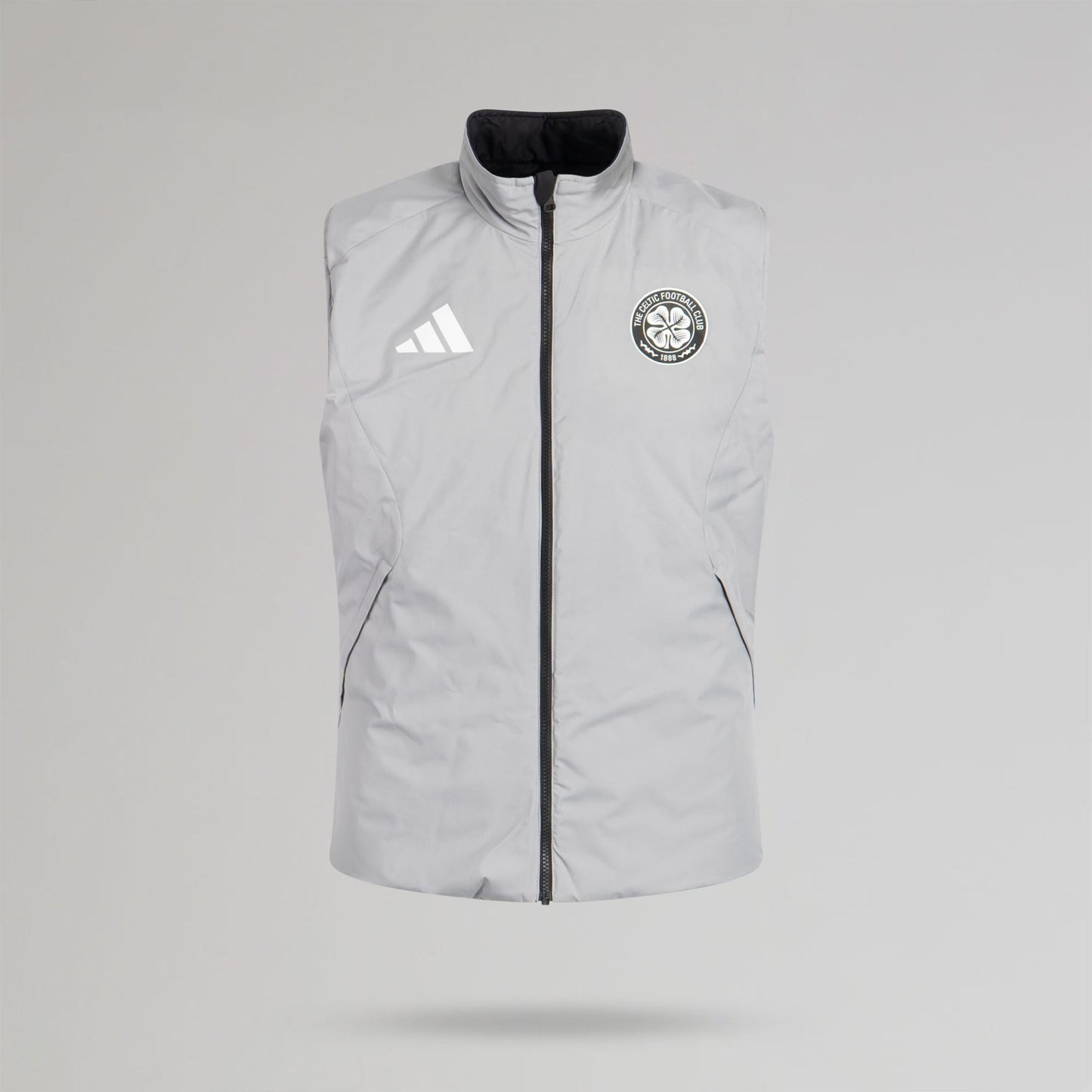 adidas Celtic Men's 2026/27 Black/Grey Reversible Gilet