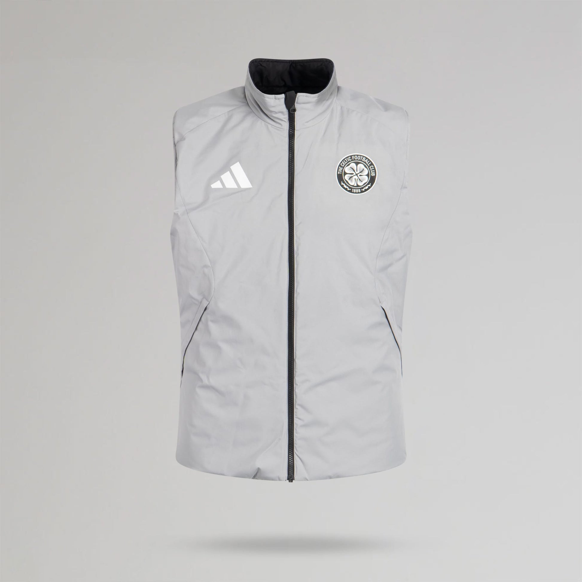 adidas Celtic Men's 2026/27 Black/Grey Reversible Gilet