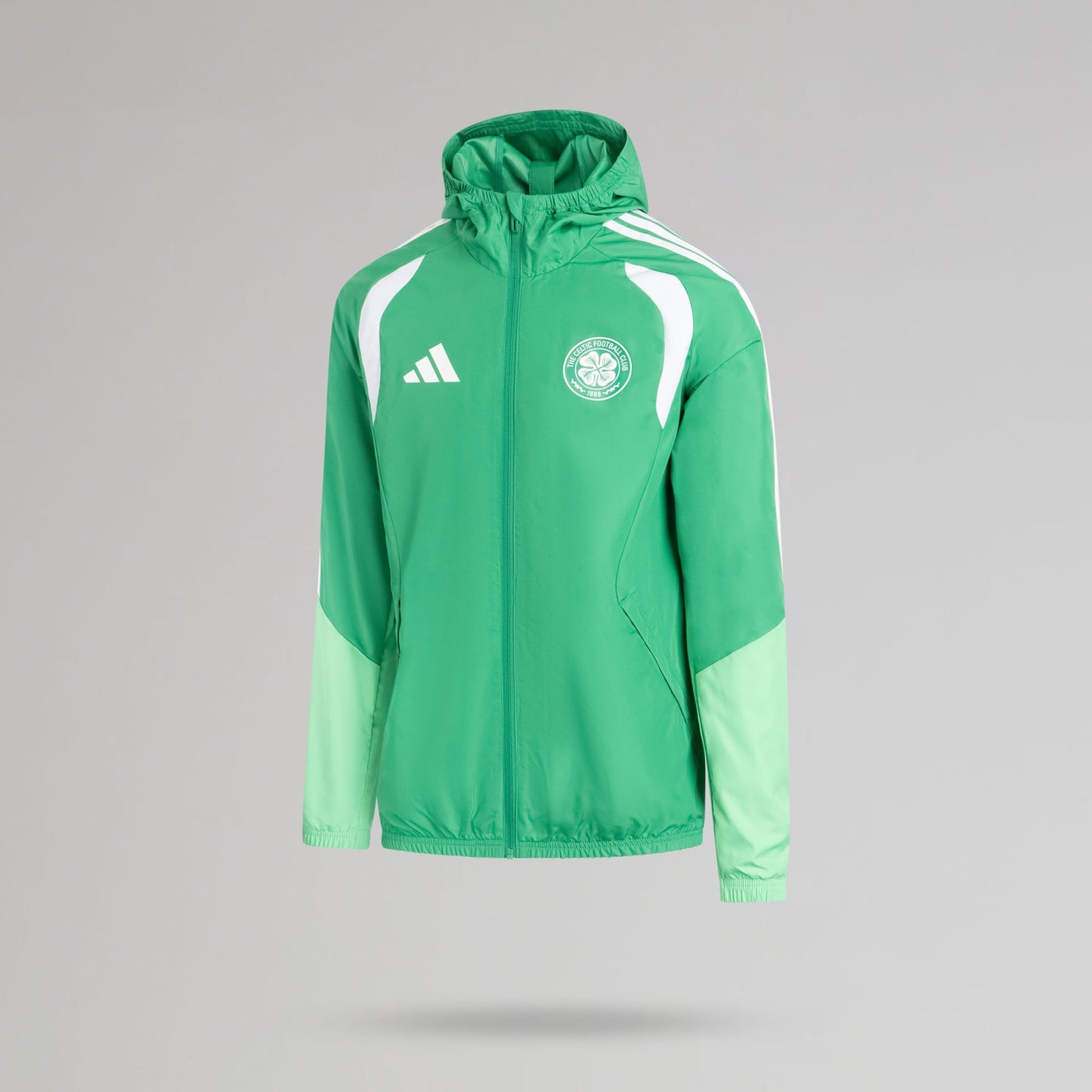 adidas Celtic Men's 2026/27 Green All Weather Jacket
