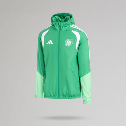 adidas Celtic Men's 2026/27 Green All Weather Jacket