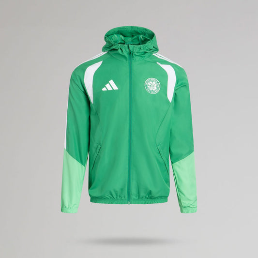 adidas Celtic Men's 2026/27 Green All Weather Jacket