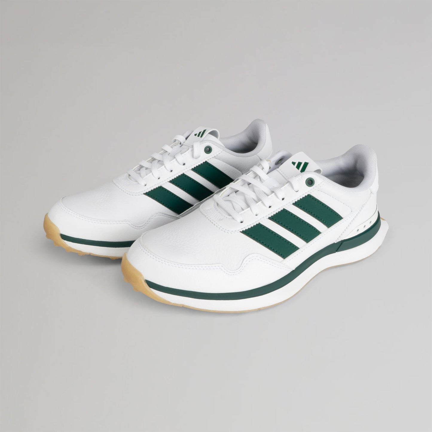 adidas Leather White Spikeless Golf Trainer