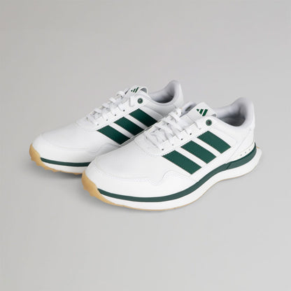 adidas Leather White Spikeless Golf Trainer