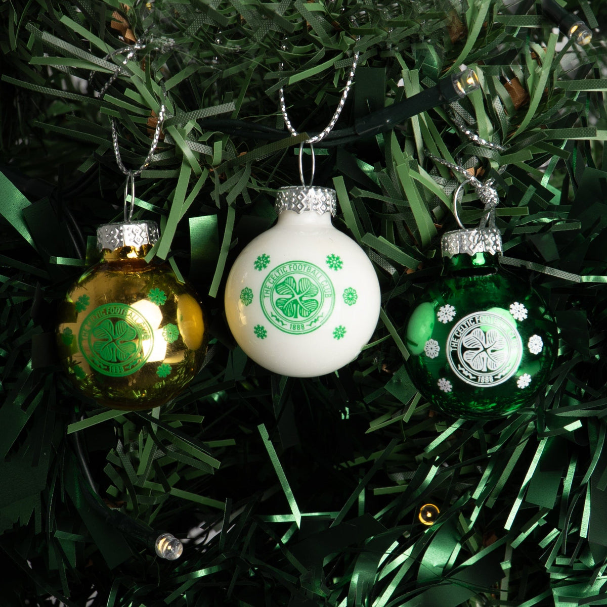 Celtic 10 Pack Mini Baubles
