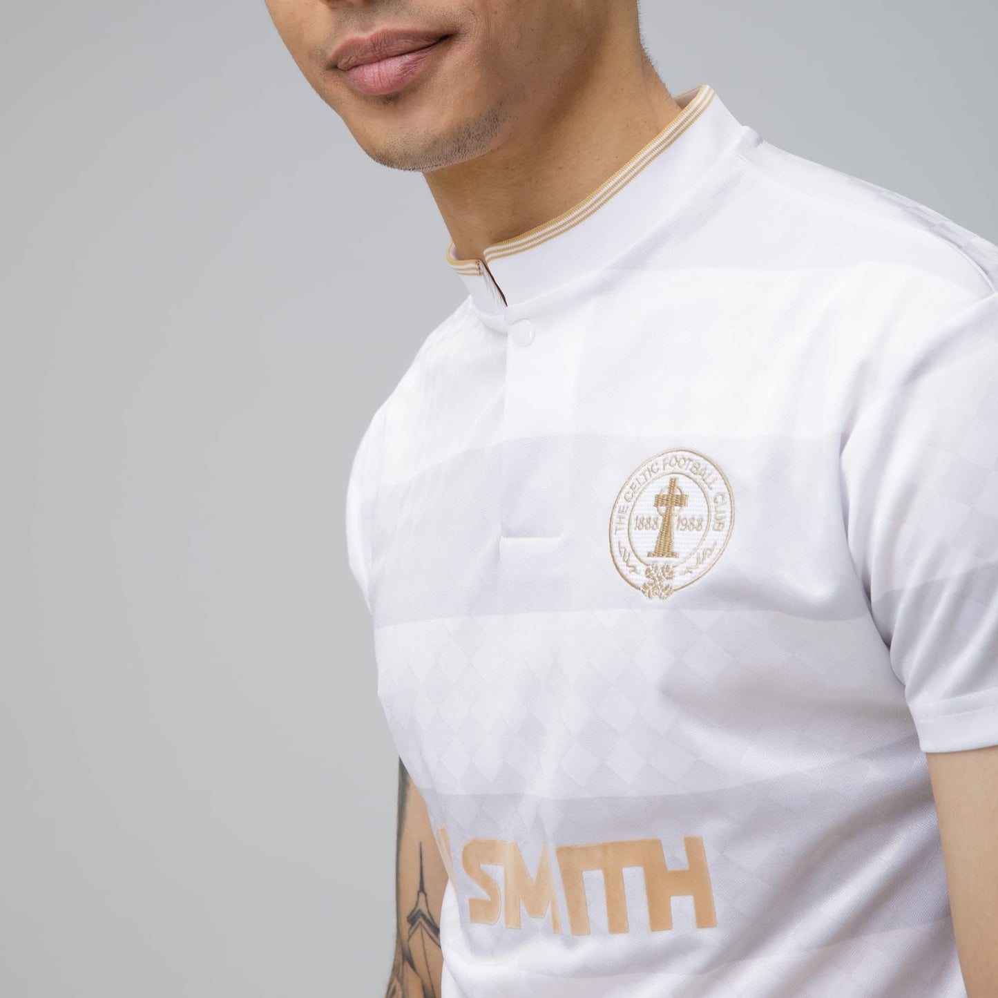 Celtic 1988 Gold Whiteout Centenary Retro Jersey