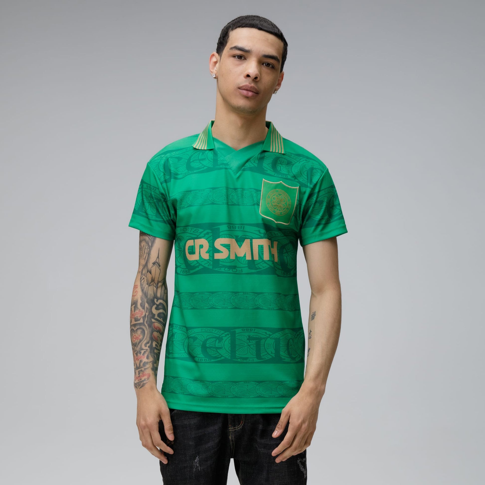 Celtic 1996 Gold Greenout Retro Jersey