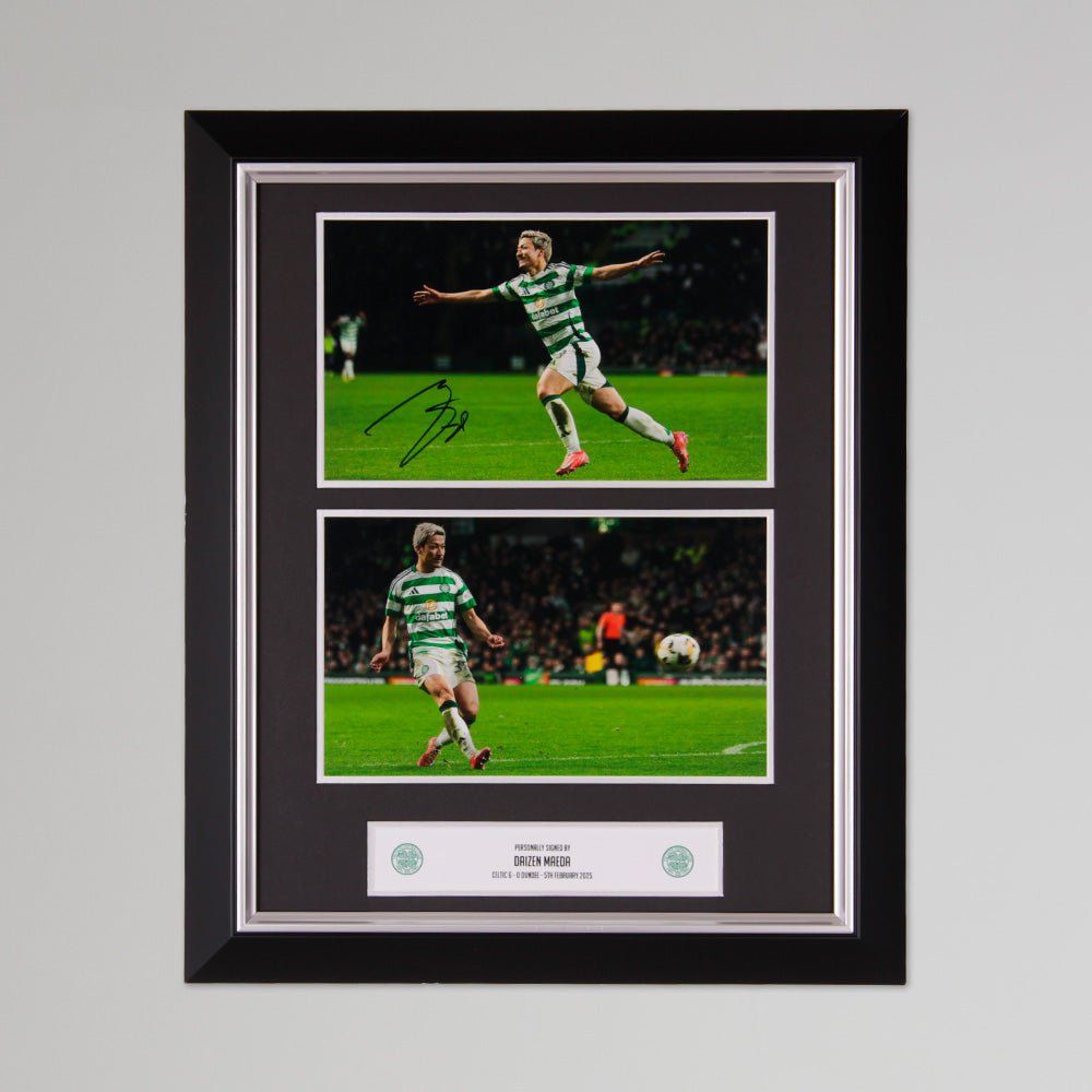 Celtic 2024/25 Daizen v Dundee Signed Print