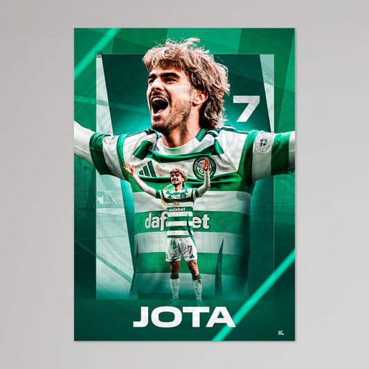 Celtic 2024/25 Jota Poster
