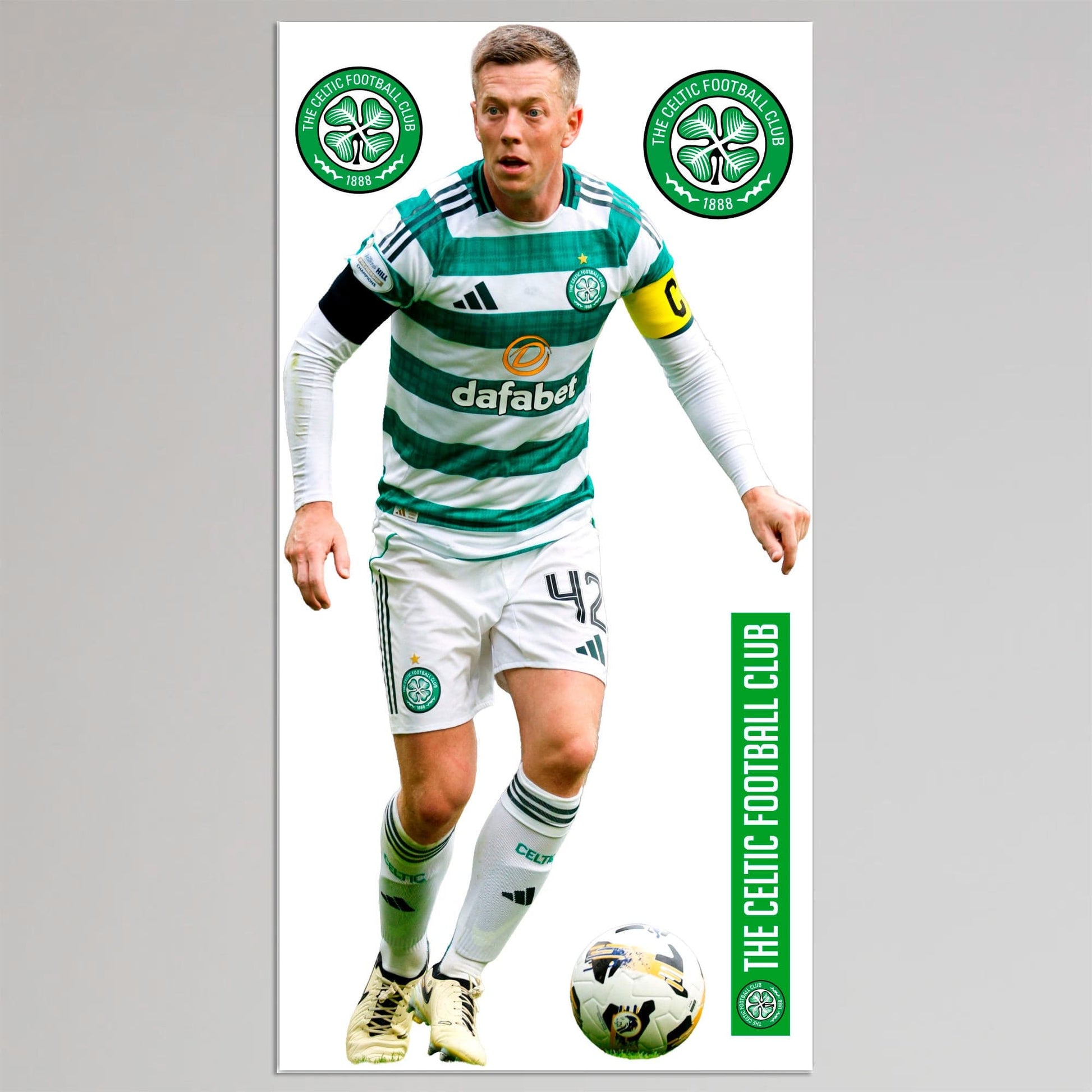 Celtic 2025/26 Callum McGregor Wall Sticker