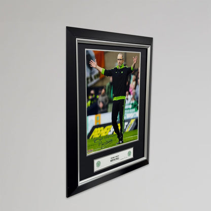Celtic 2025/26 Martin O'Neill Signed Framed Print