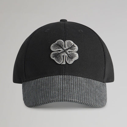 Celtic Adult Clover Cord Black and Grey Cap