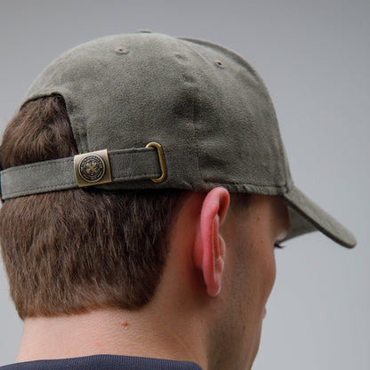 Celtic Adult Khaki Suede Cap