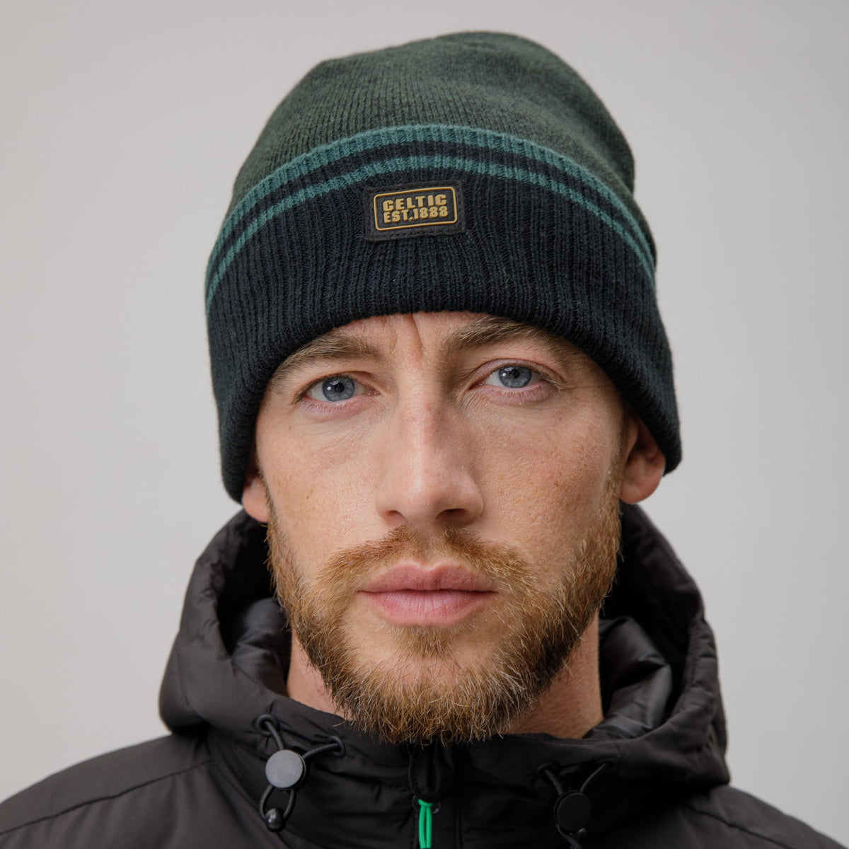 Celtic Adult Marl Mono Black Beanie
