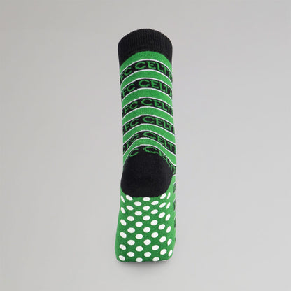 Celtic Adult Stripe Grip Slipper Socks