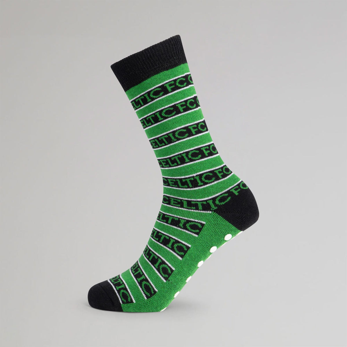 Celtic Adult Stripe Grip Slipper Socks