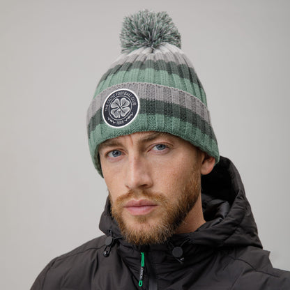 Celtic Adult Stripe Ribbed Beanie