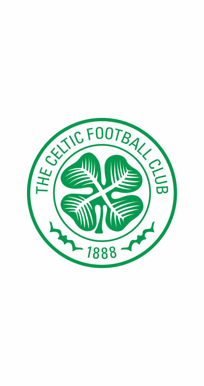 Celtic Beach Towel - White Version optional Personalisation
