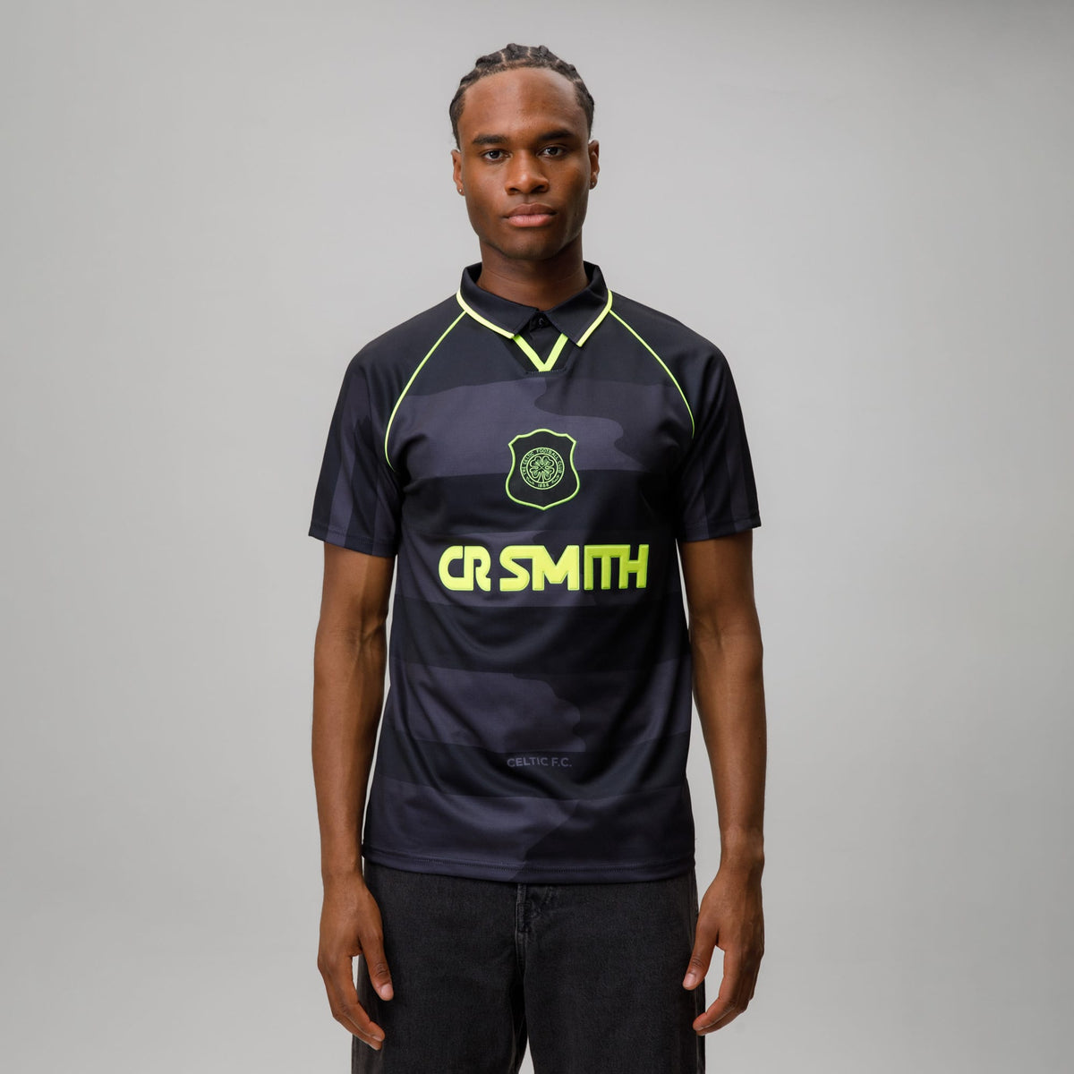 Celtic Blackout Men's 1996/97 Away Retro Jersey