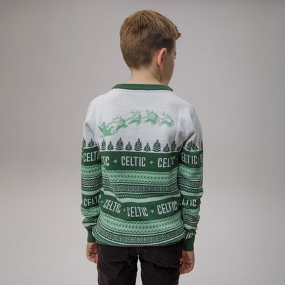 Celtic Christmas Junior Nordic Print Knit Jumper