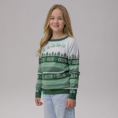 Celtic Christmas Junior Nordic Print Knit Jumper
