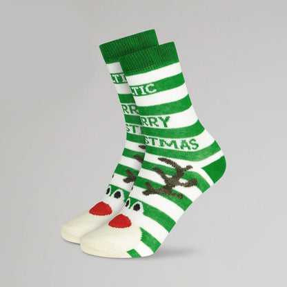 Celtic Christmas Reindeer Socks
