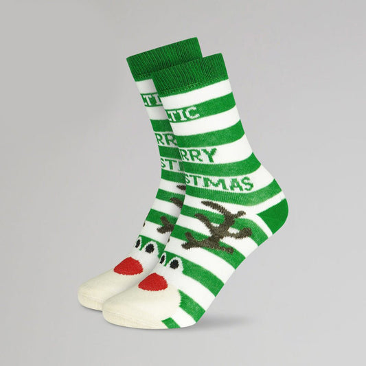 Celtic Christmas Reindeer Socks