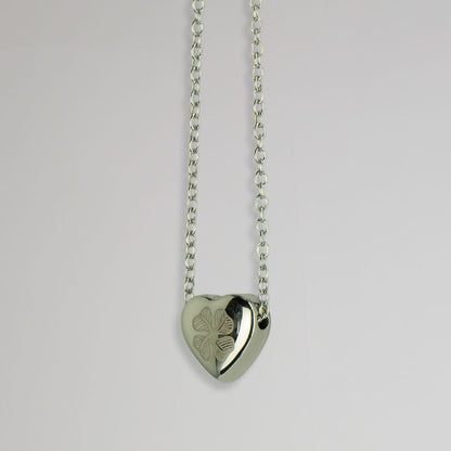 Celtic Clover Heart Necklace