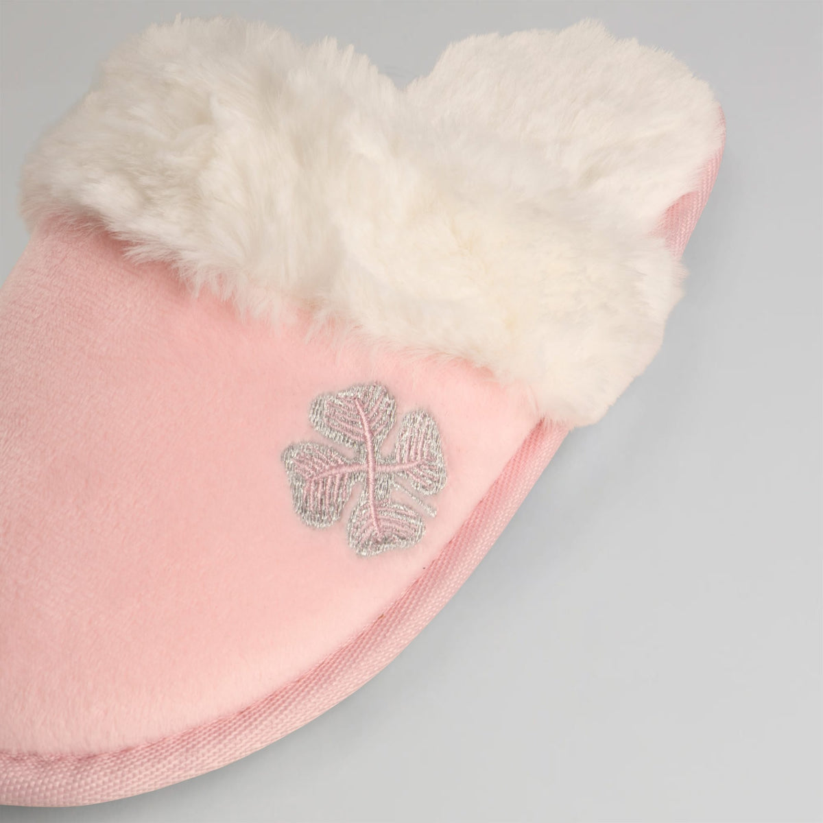 Celtic Clover Women's Pink Mule Slippers