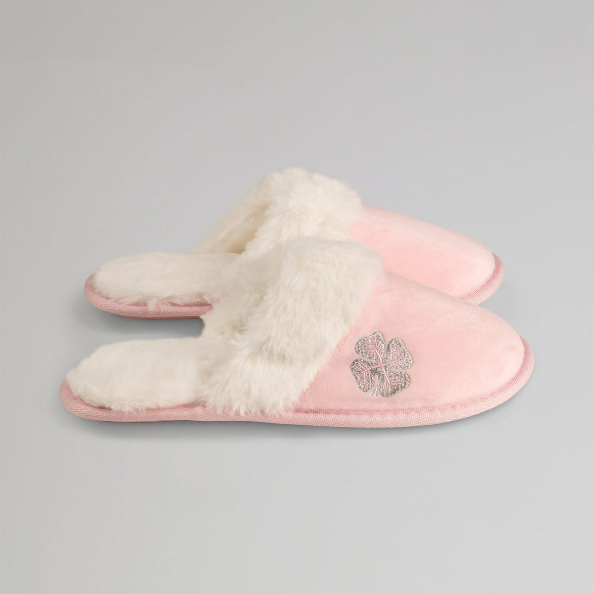 Celtic Clover Women's Pink Mule Slippers
