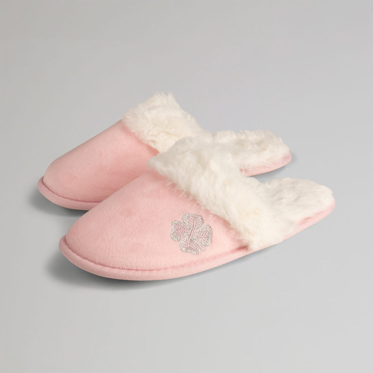 Celtic Clover Women's Pink Mule Slippers