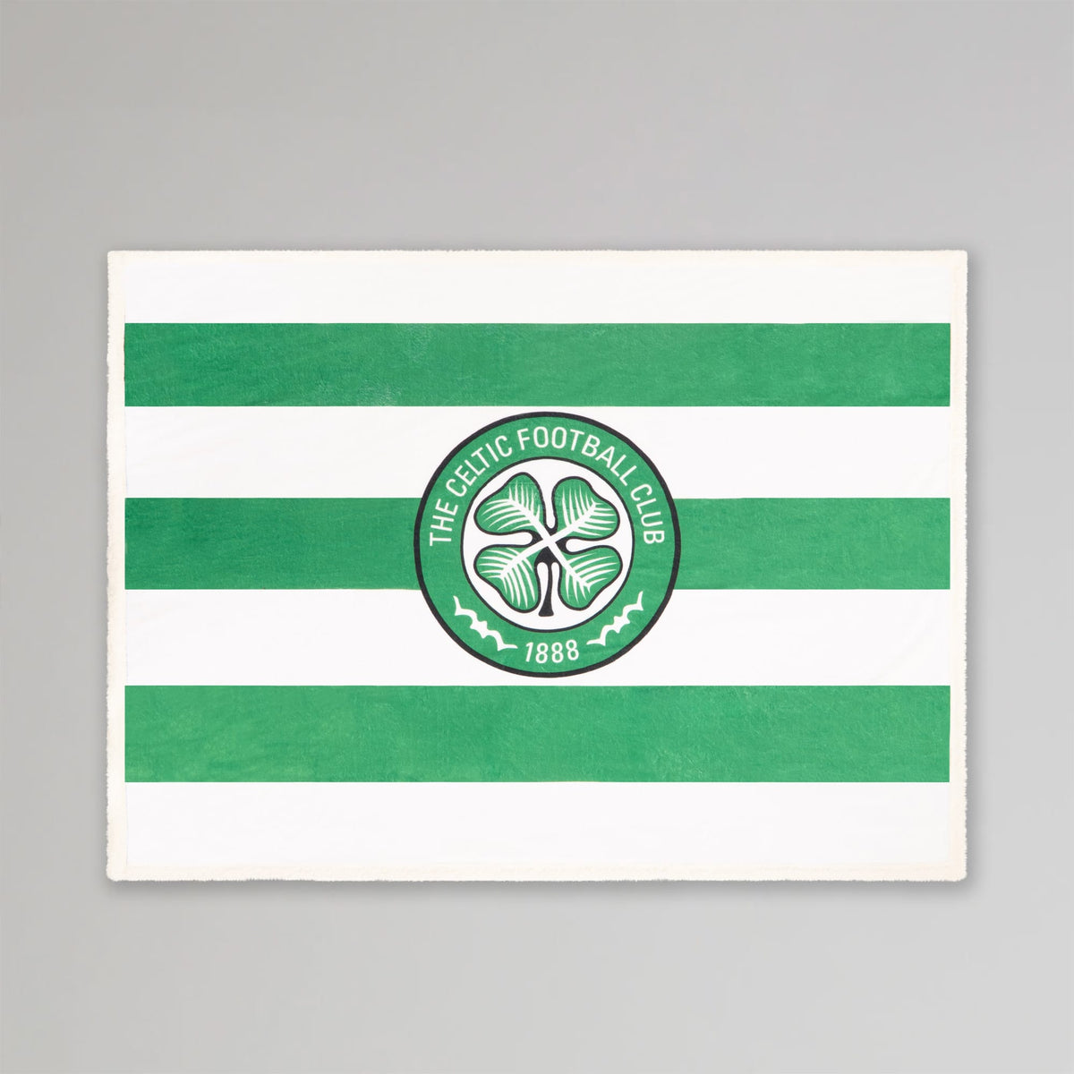 Celtic Crest Hooped Fleece Blanket