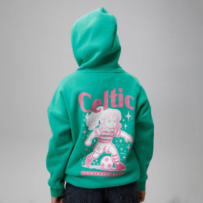 Celtic Crest Junior Anime Print Hoodie