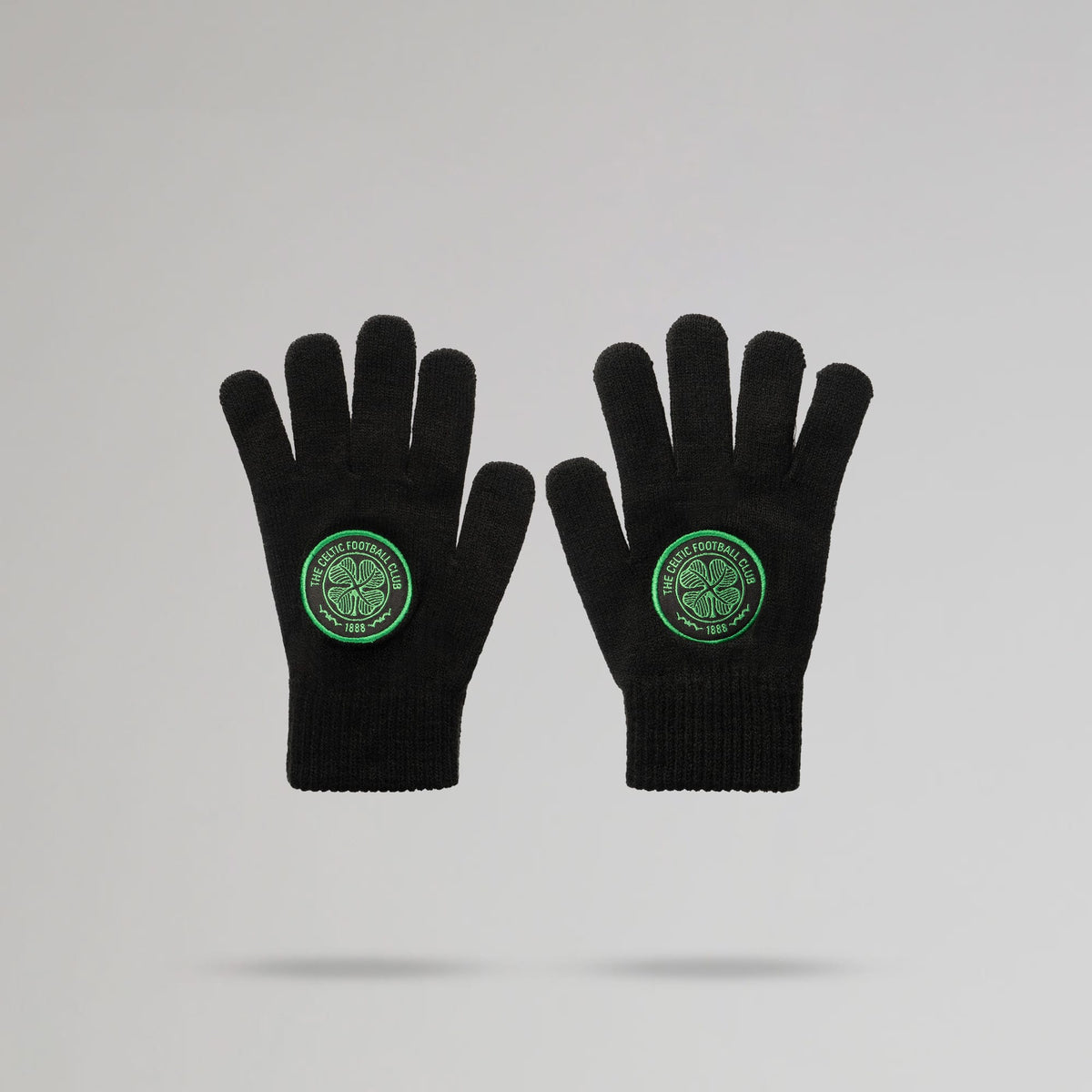 Celtic Crest Junior Black Gloves